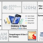 Điện thoại Samsung Galaxy Z Flip6 5G 12GB/256GB
