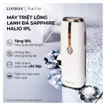 Máy Triệt Lông Lạnh Sapphire Halio InfinityGlow Advanced IPL Sapphire Cooling Hair Removal Device