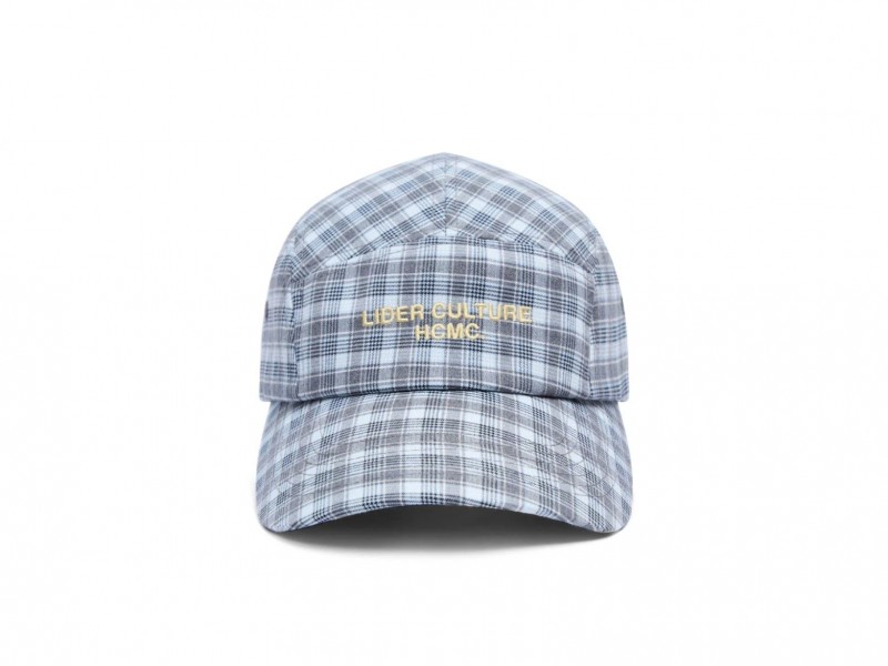 CAROLINE CAP - Checked Grey