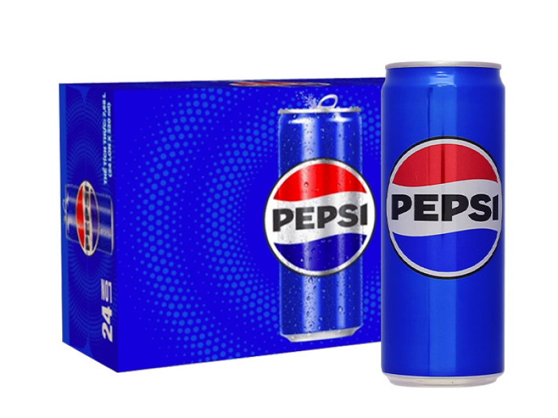 Thùng Nước Giải Khát Pepsi 320ml x 24 Lon