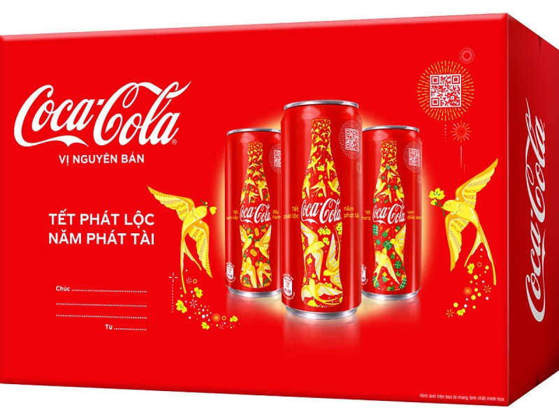 THÙNG 24 LON NƯỚC NGỌT COCA COLA 320ML