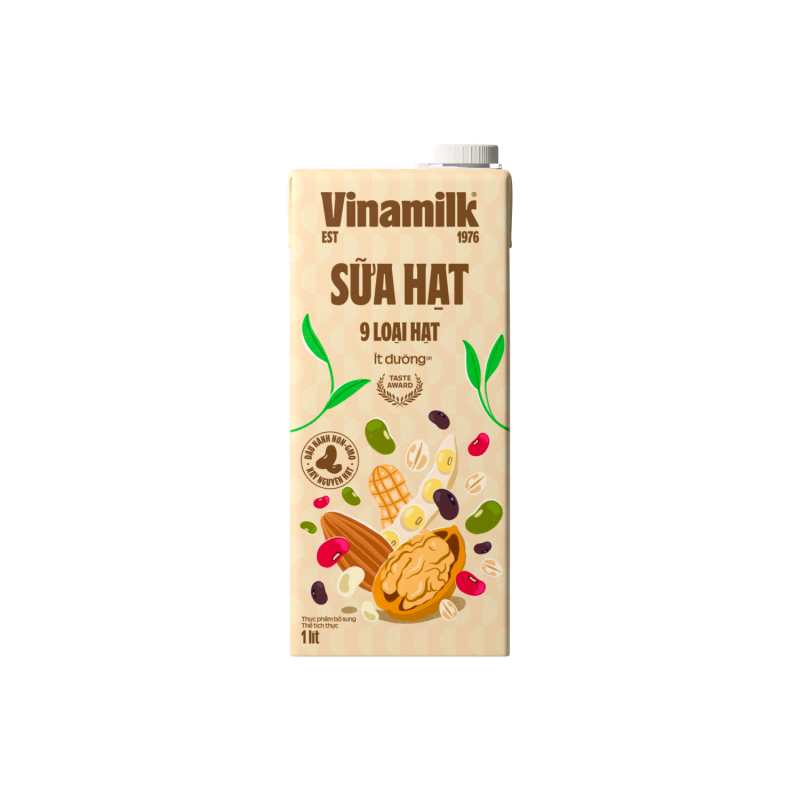 Vinamilk 9 loại hạt ít đường