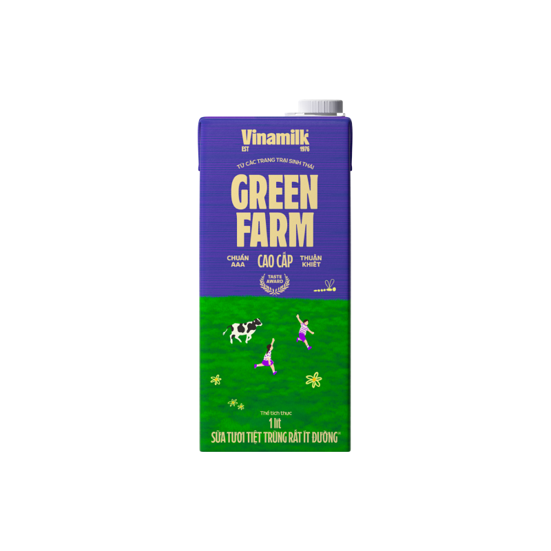 Sữa tươi ít đường-  Green Farm Rất ít đường