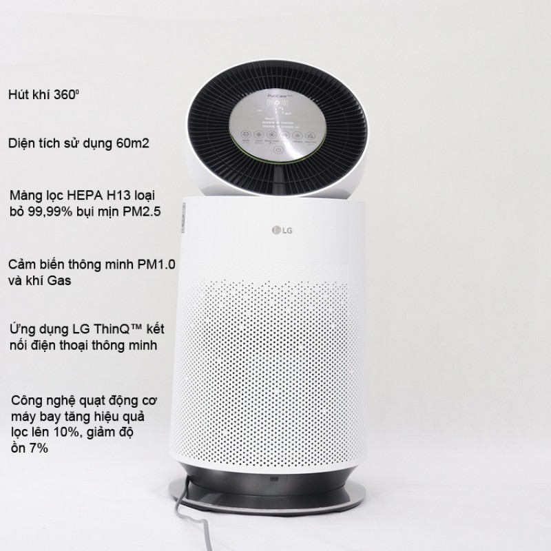 Máy lọc không khí LG PuriCare 360 Hit AS60GHWG0 41W