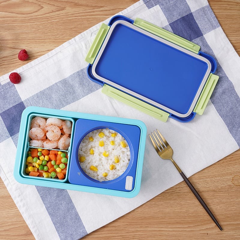 Hộp giữ nhiệt LocknLock Yummy Lunch Box 1450ml - 3 Màu (xanh, hồng, vàng) 