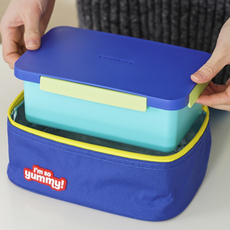 Hộp giữ nhiệt LocknLock Yummy Lunch Box 1450ml - 3 Màu (xanh, hồng, vàng) 
