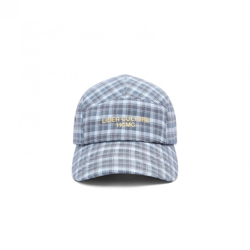 CAROLINE CAP - Checked Grey