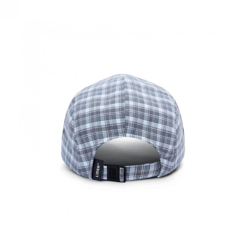 CAROLINE CAP - Checked Grey