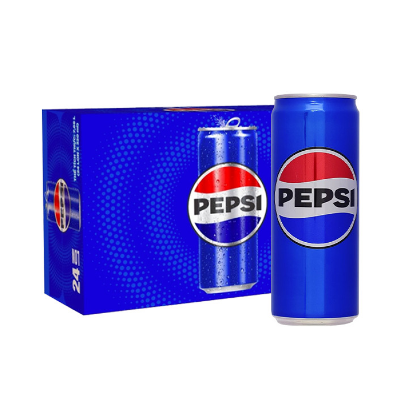 Thùng Nước Giải Khát Pepsi 320ml x 24 Lon