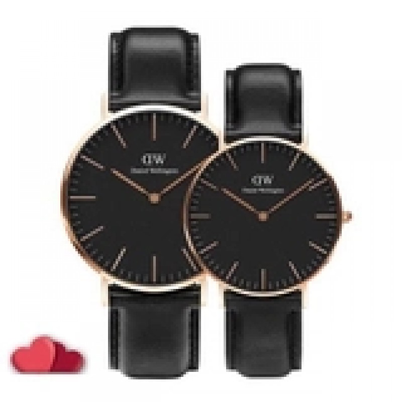 Daniel Wellington Classic Black Sheffield Couple 36mm/40mm
